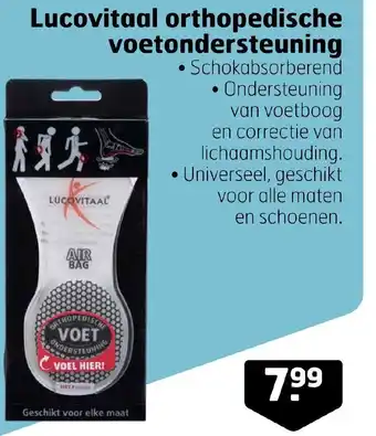 Trekpleister Lucovitaal orthopedische voetondersteuning aanbieding