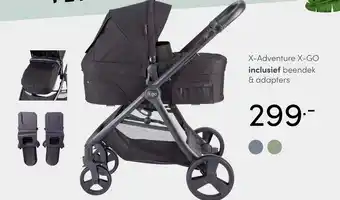 Baby & Tiener X-Adventure X-GO inclusief beendek & adapters aanbieding