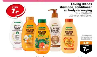 Trekpleister Loving Blends shampoo, conditioner en bodyverzorging 2 stuks aanbieding