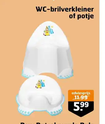 Trekpleister WC-brilverkleiner of potje aanbieding