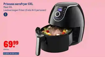 Makro Princess aerofryer xxl aanbieding