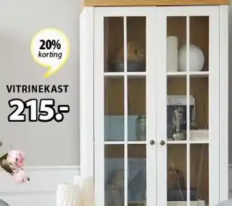 Jysk Markskel Vitrinekast aanbieding