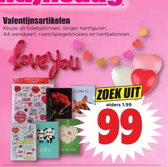 Dirk Valentijnsartikelen aanbieding