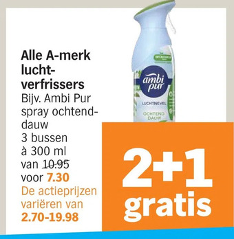 Albert Heijn Alle a-merk luchtverfrissers aanbieding