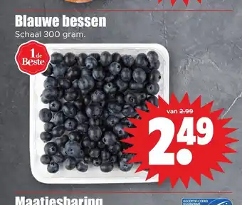 Dirk Blauwe bessen schaal 300 gram aanbieding