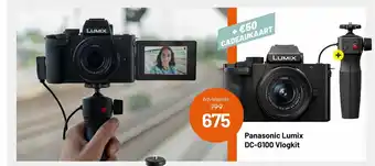 Kamera Express Panasonic Lumix DC-G100 Vlogkit aanbieding