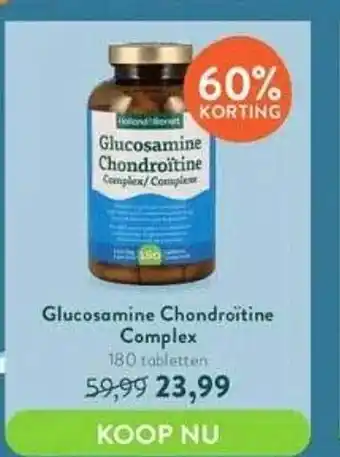 Holland & Barrett Holland & barrett glucosamine chondroïtine complex aanbieding