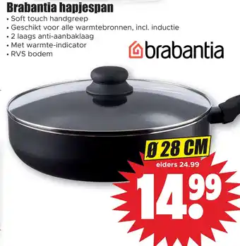 Dirk Brabantia hapjespan aanbieding