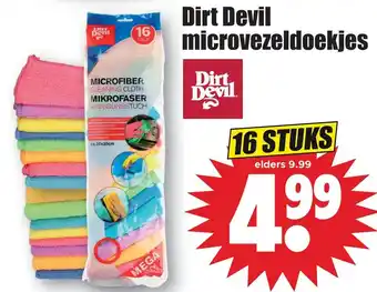 Dirk Dirt devil microvezeldoekjes aanbieding