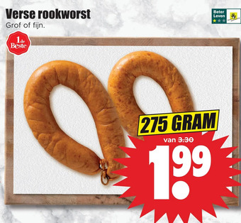 Dirk Verse rookworst aanbieding