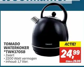 Dekamarkt Tomado waterkoker TWK1705B aanbieding