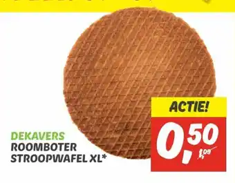 Dekamarkt Dekavers roomboter stroopwafel xl aanbieding