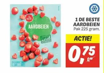 Dekamarkt 1 de beste aardbeien 225 gram aanbieding