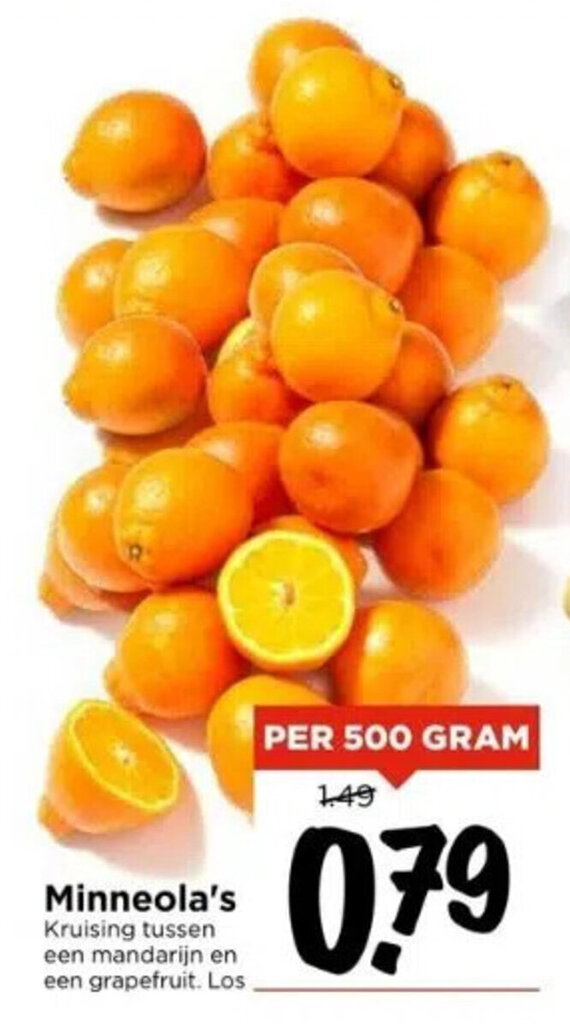 Minneola's 500 gram aanbieding bij Vomar