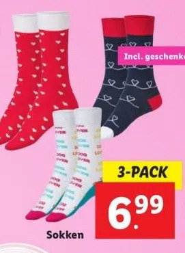Lidl Sokken aanbieding