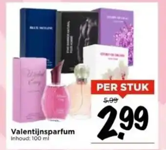 Vomar Voordeelmarkt Valentijnsparfum 100 ml aanbieding