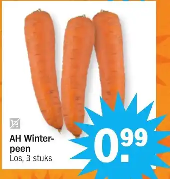 Albert Heijn AH Winterpeen 3 stuks aanbieding