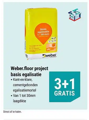 Pontmeyer Weber.floor project basis egalisatie aanbieding