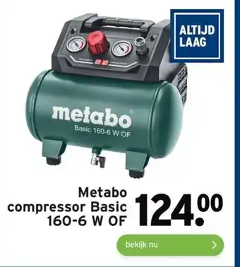 GAMMA Metabo compressor Basic 160-6 W OF aanbieding