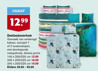 Hoogvliet Dekbedovertrek aanbieding