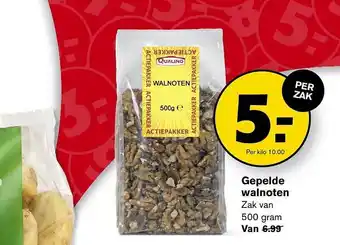 Hoogvliet Gepelde walnoten aanbieding