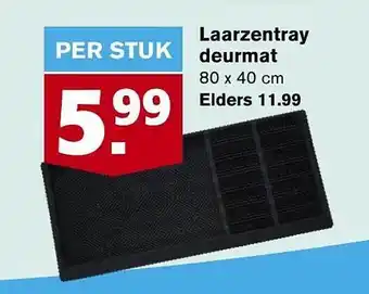 Hoogvliet Laarzentray deurmat aanbieding