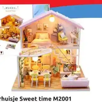 Boekenvoordeel Diy miniatuurhuisjes aanbieding