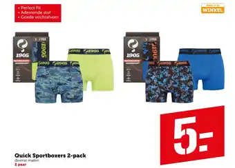 Coop Quick Sportboxers 2-pack aanbieding