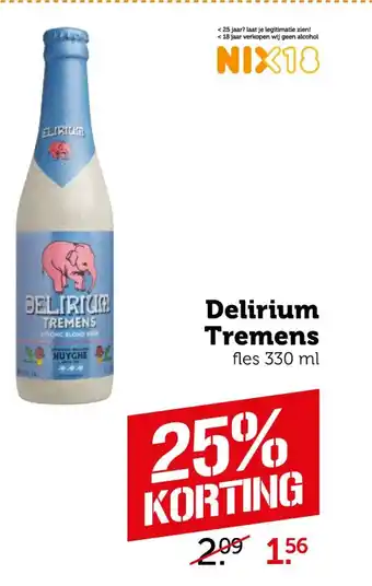 Coop Delirium Tremens 330ml aanbieding