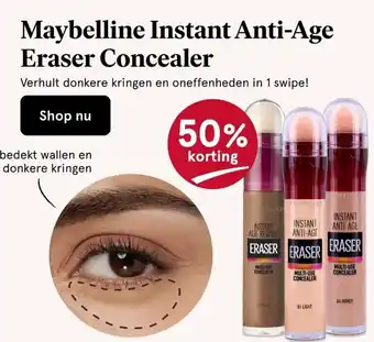 Etos Maybelline Instant Anti age Erase concealer aanbieding