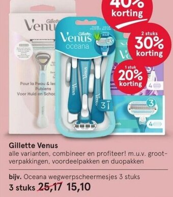 Etos Gillette Venus aanbieding
