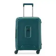 Bagageonline Delsey moncey 4 wheel slim cabin trolley 55 green aanbieding