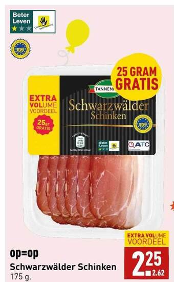 ALDI Schwarzwälder schinken aanbieding