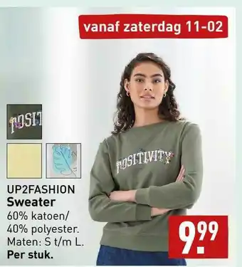 ALDI Up2fashion sweater aanbieding