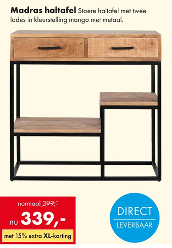 Woonsquare Madras haltafel aanbieding