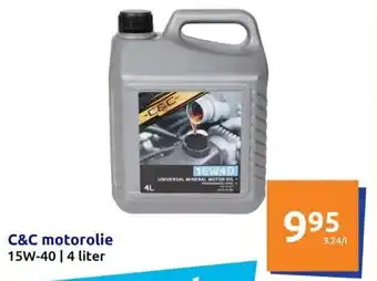 Action C&C motorolie 4 liter aanbieding