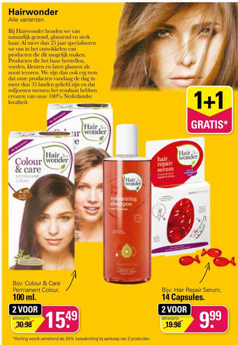 De Online Drogist Hairwonder aanbieding