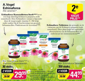 De Online Drogist A.vogel echinaforce aanbieding