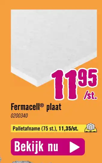 Hornbach Fermacell® plaat aanbieding