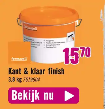 Hornbach Kant & klaar finish aanbieding