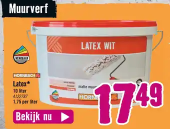 Hornbach Latex* aanbieding