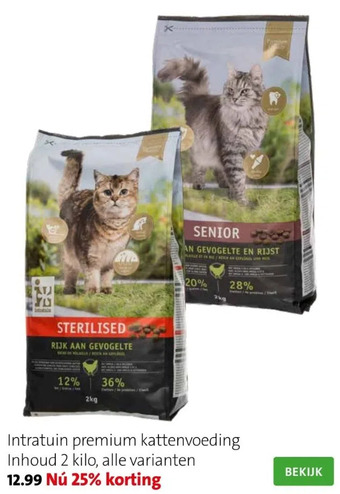 Intratuin Intratuin premium kattenvoeding aanbieding