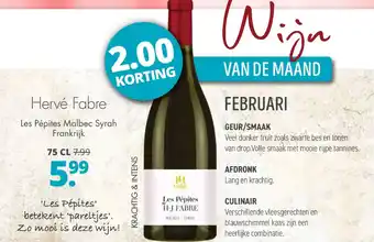 Mitra Hervé fabre les pépites malbec syrah frankrijk aanbieding