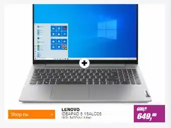 EP Lenovo ideapad 5 15alc05 aanbieding