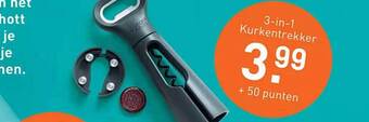 Gall & Gall 3-in-1 kurkentrekker aanbieding
