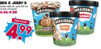 Boon`s Markt Ben & jerry's aanbieding