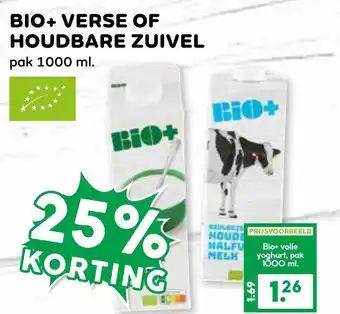 Boon`s Markt Bio+ verse of houdbare zuivel aanbieding