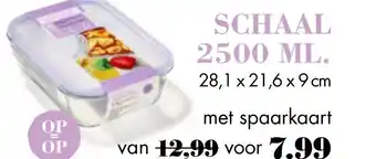 MCD Supermarkt Schaal 2500 ml. aanbieding