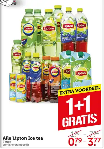 Coop Alle lipton ice tea aanbieding