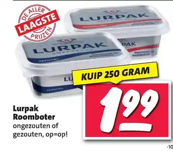 Nettorama Lurpak roomboter aanbieding